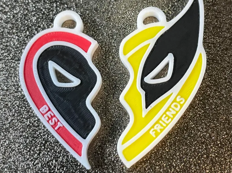 Collana migliori amici Wolverine & Deadpool