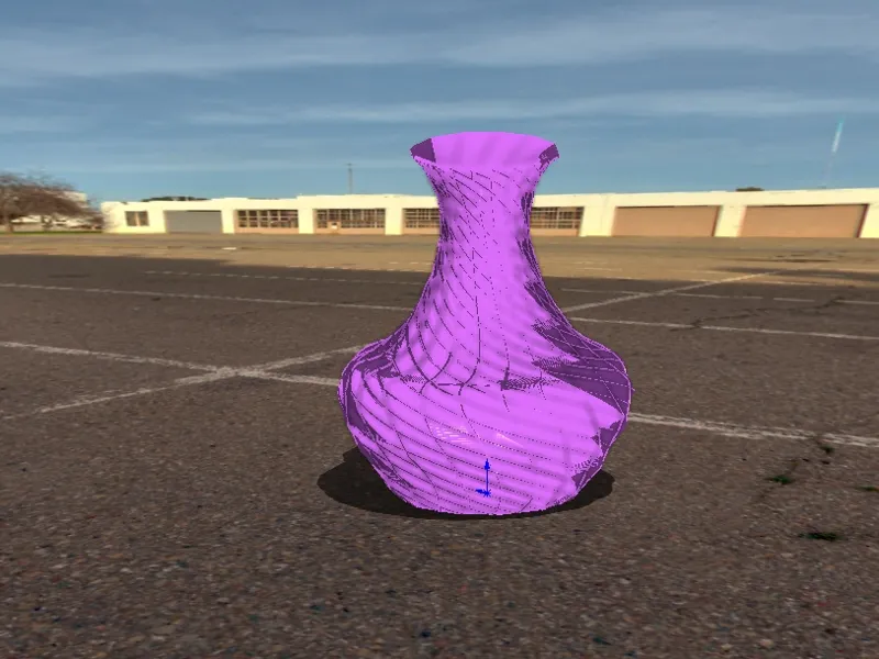 网纹花瓶