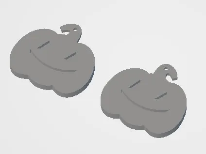 pumpkin earring