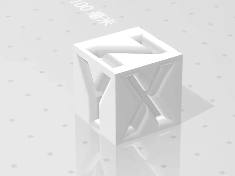 3d打印测试方块1