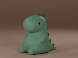 chubby dinosaur you want to hug forever