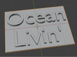 Ocean Livin' Card