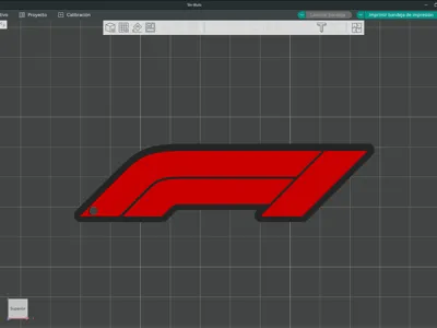 F1 keychain