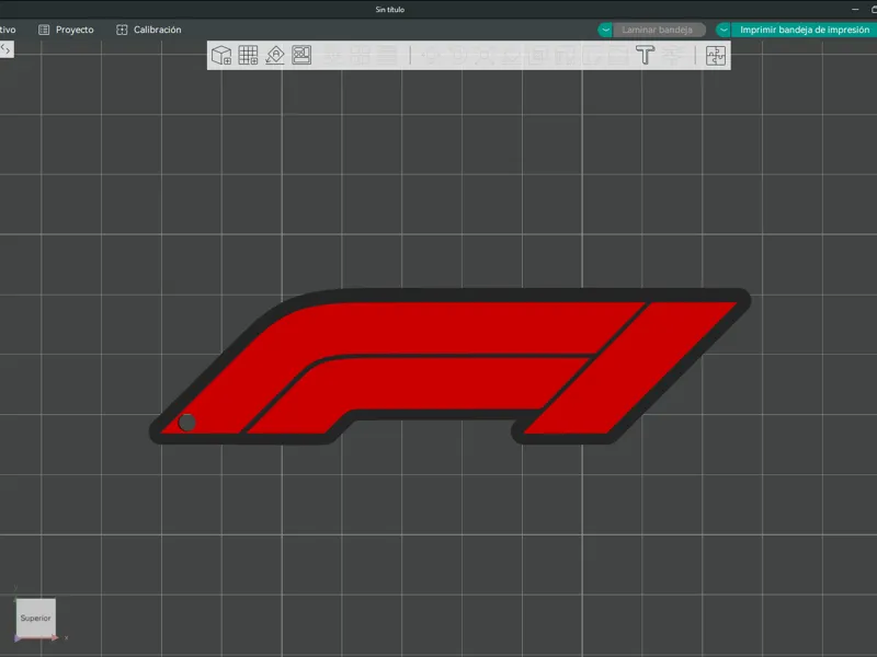 F1 llavero