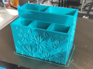 Brush and make-up holder