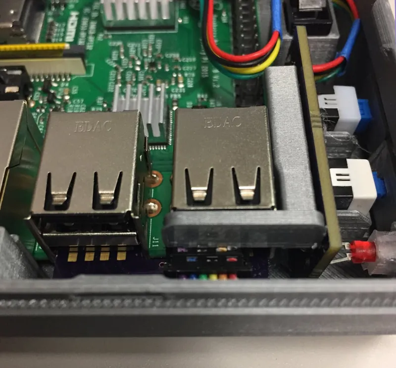 Mini NES Pi Control Front Panel Brace