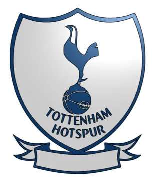 Tottenham Hotspur logo with shield and banner