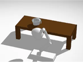 Table and Lamp