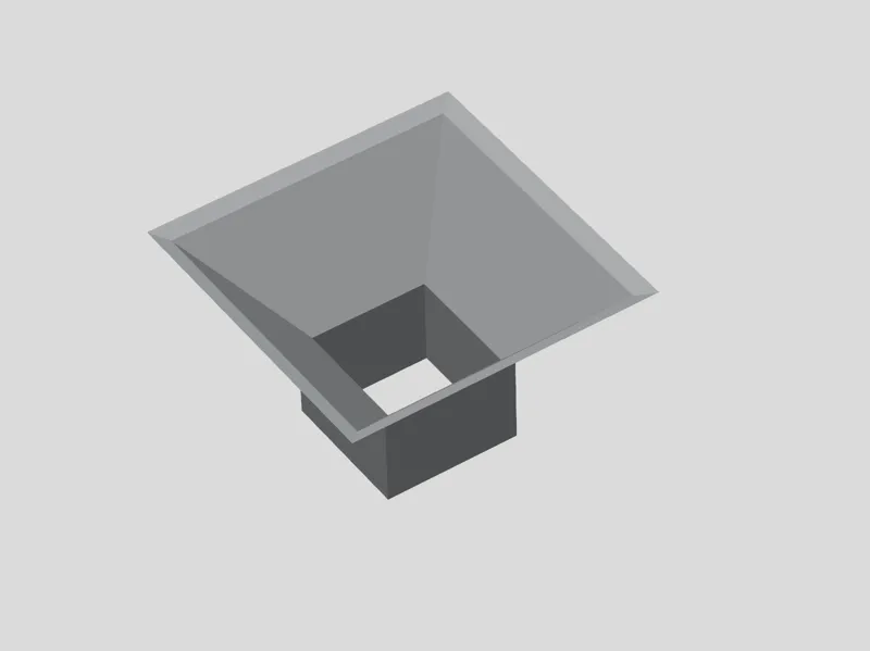 Square funnel