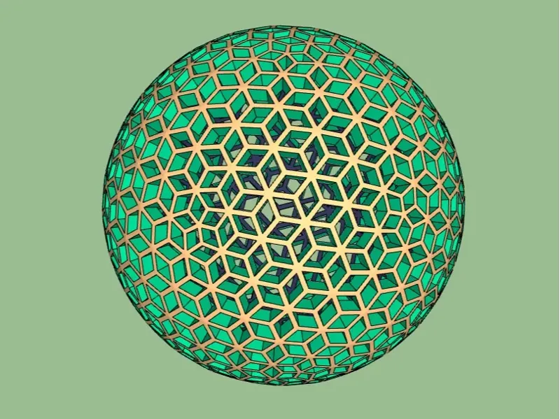 蜂窝球体，建模好难