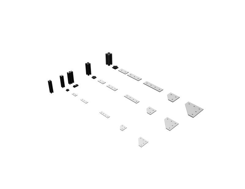 Bitfab Parts Library - Aluminum extrusion profile