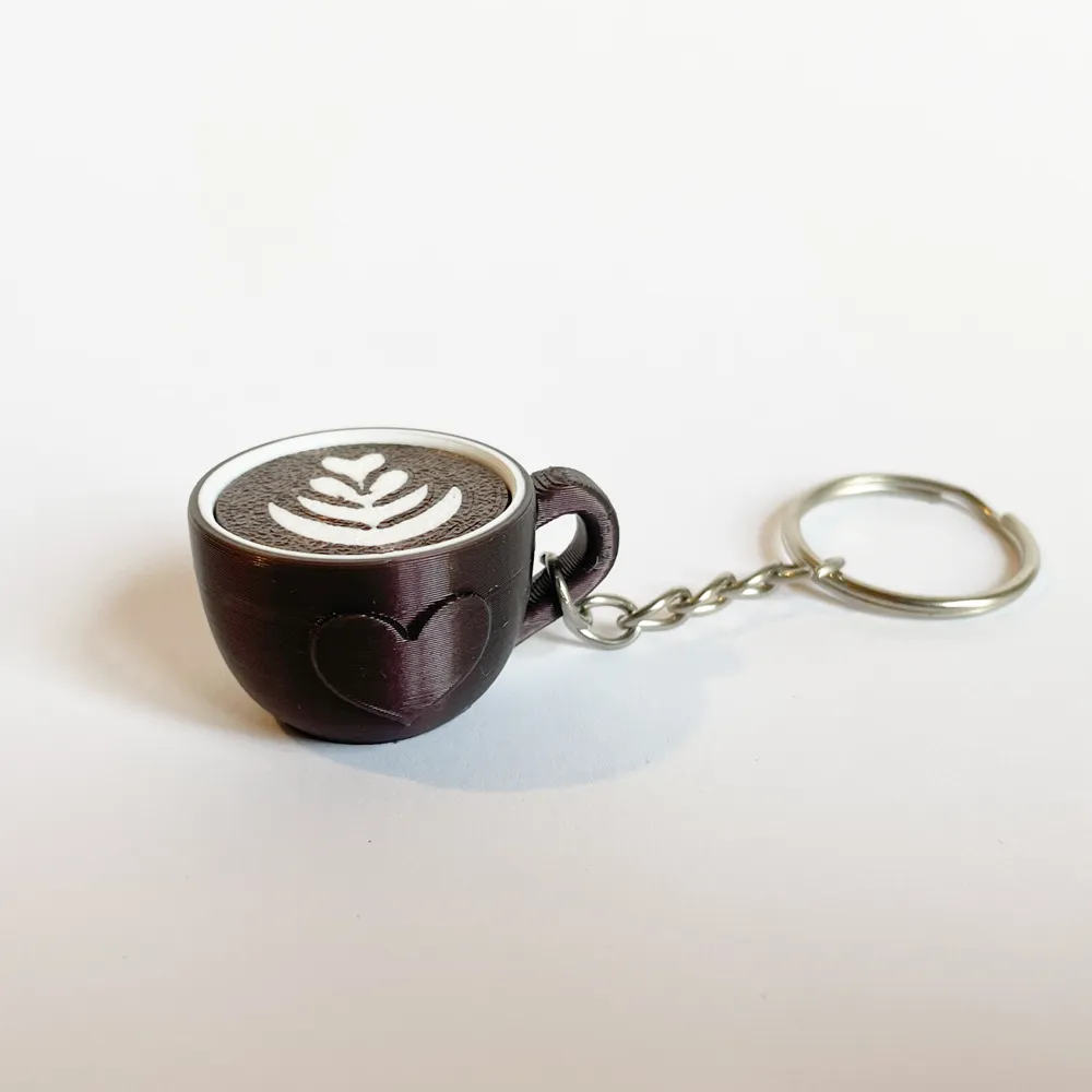 Özel Tasarım Sevimli Kahve Severler Anahtarlık Dekoratif Hediye Koleksiyonluk
