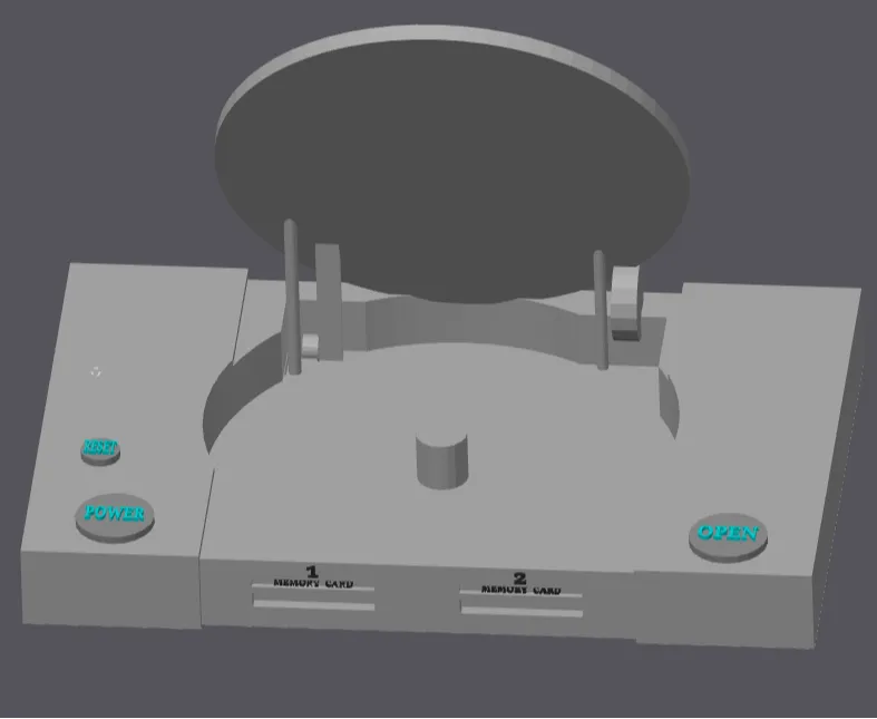PlayStation 1 coaster holder with controllers