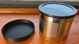 Compost/Trash Bin conversion for peanut tub