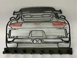 porsche GT3 silhouettes key rack/ key holder 