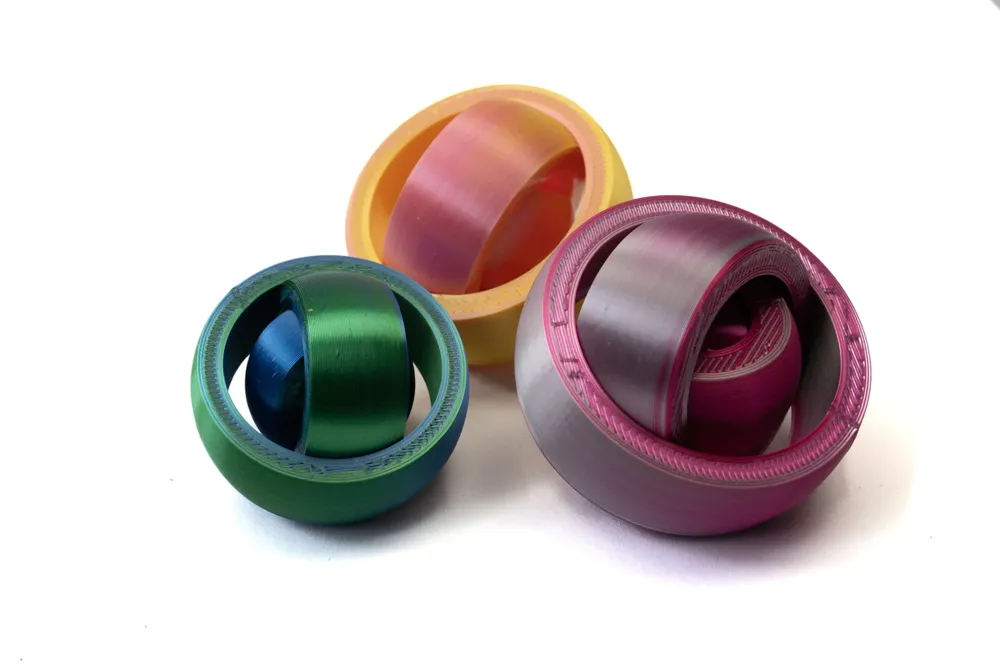 Fidget Gyro Rings With 4 Rings by 3d Printing Whiz - MakerWorld