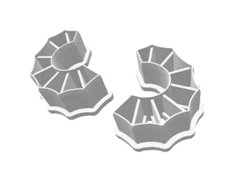 Scalloped Fan Clay Cutter