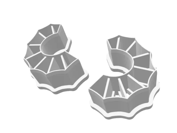 Scalloped Fan Clay Cutter