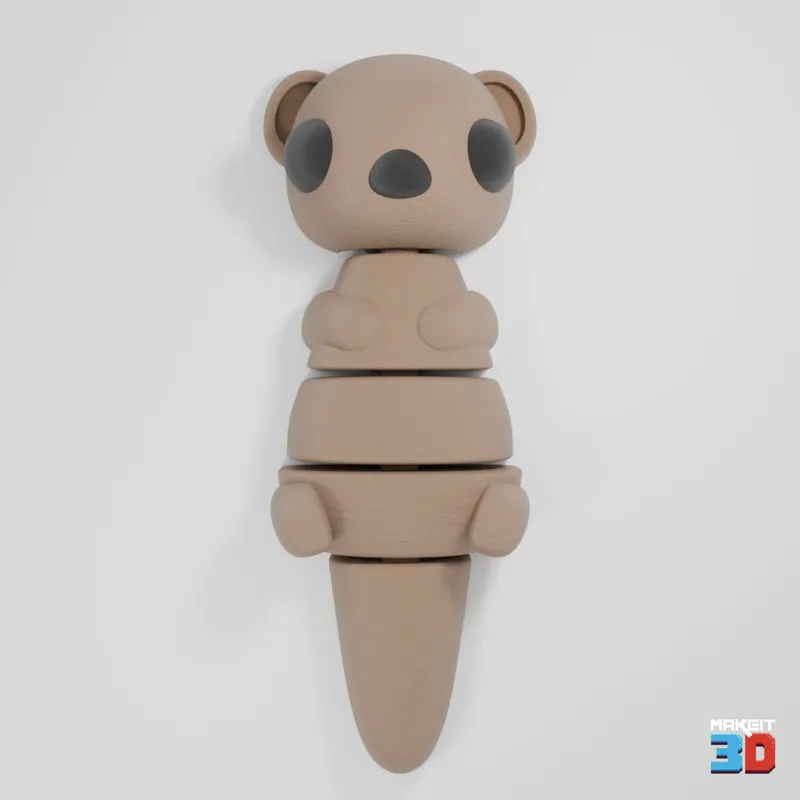 3D Printable Articulated Otter STL Files