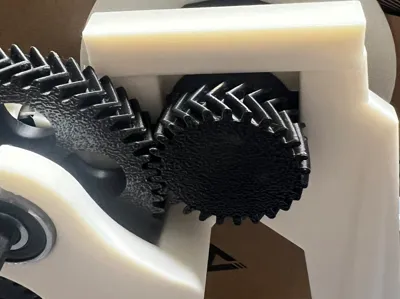 Spool hold down (friction fit)
