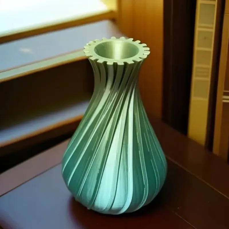 Spiral patterned vase【螺旋纹花瓶】 - Free 3D Print Model - MakerWorld