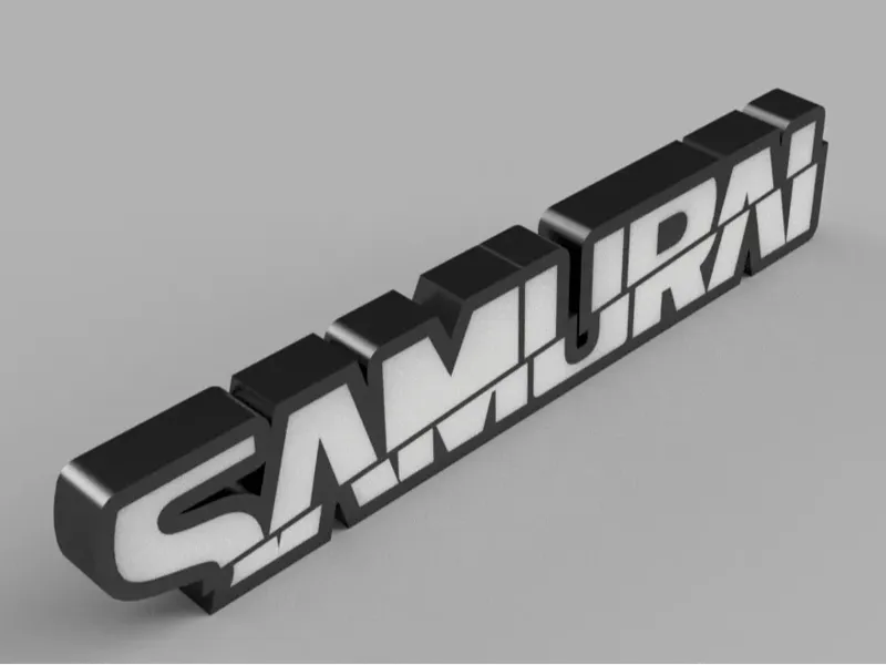 Cyberpunk 2077 Samurai Wall Art / Light