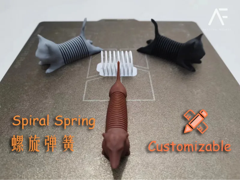 Spiral Spring|螺旋弹簧(Customizable)
