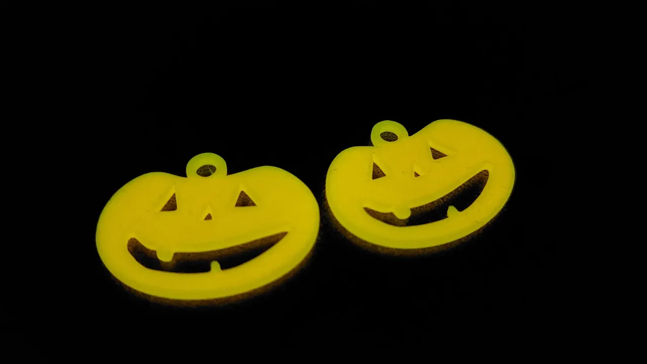 Halloween Pumpkin Earrings view 2