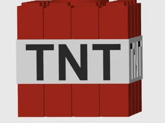 Minecraft TNT Candle Holder