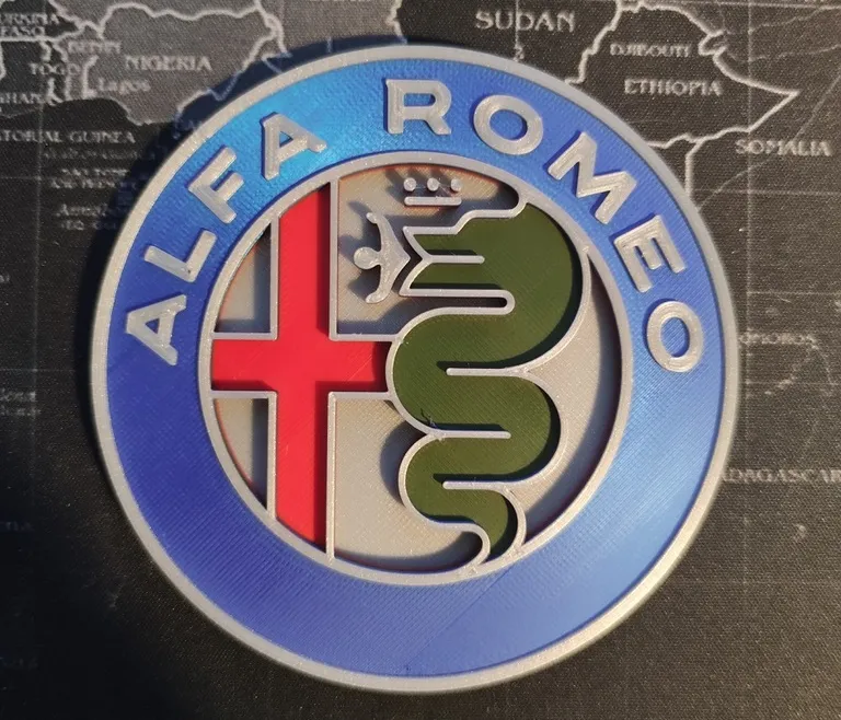 Alfa Romeo logo colored