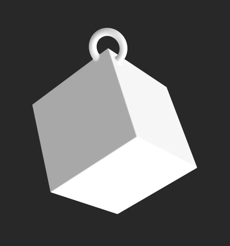 Cube necklace - 3D Model