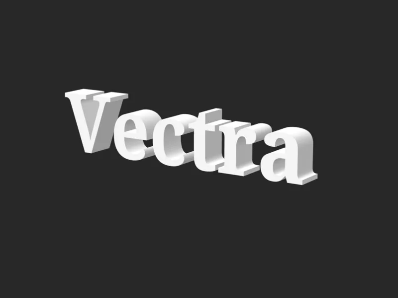 Opel Vectra Badge 3D model #2