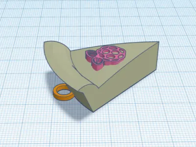 Raspberry Pi keychain - RPi pie