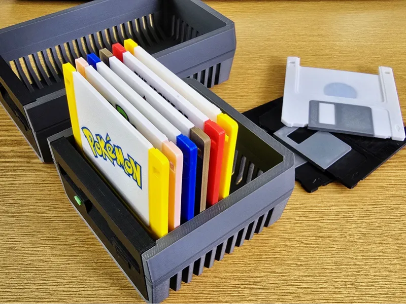 Floppy Box for 10 Coasters and modded faceplate 