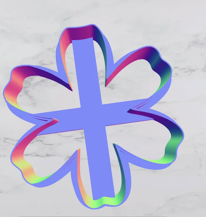 Flower cookie cutter