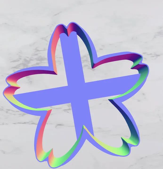 Flower cookie cutter