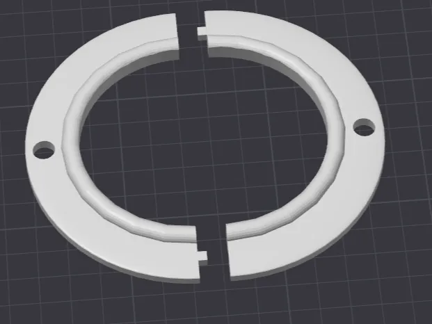 2.5 inch OD Flange/Escutcheon Plate