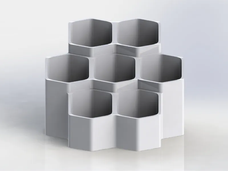 Hexagonal Desk Organizer
