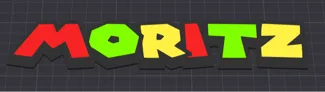 Moritz Super Mario Schrift