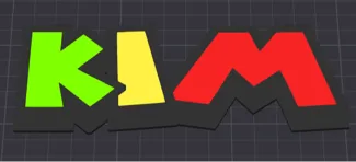 Kim Super Mario Font