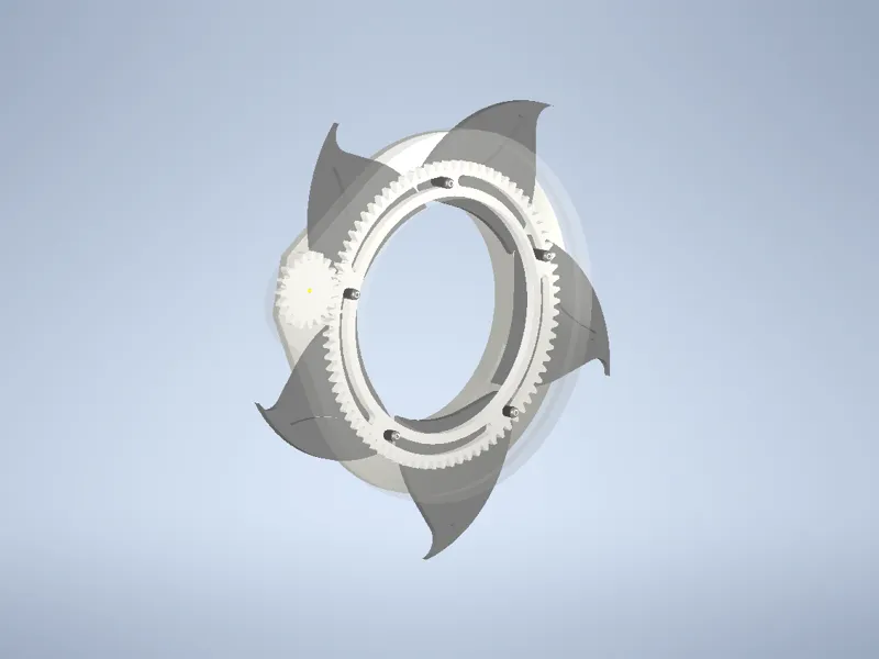 rotating iris mechanism