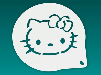Hello Kitty Cake Stencil