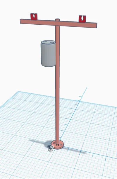 O-gauge Utility Pole