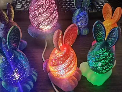 Rabbit lamp modified base 1 yuan LED light adapter version