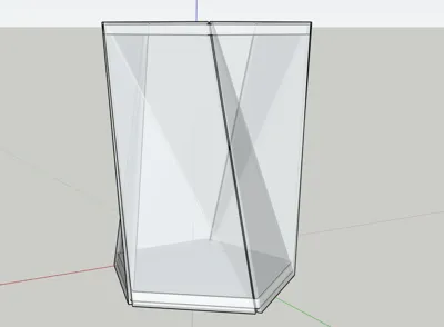 Architectural Spiral Pencil Holder