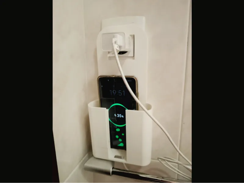 phone holder for socket