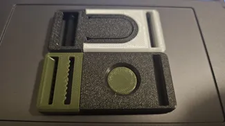 Quick release buckle designed for 3D printing