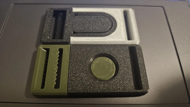 Quick release buckle designed for 3D printing