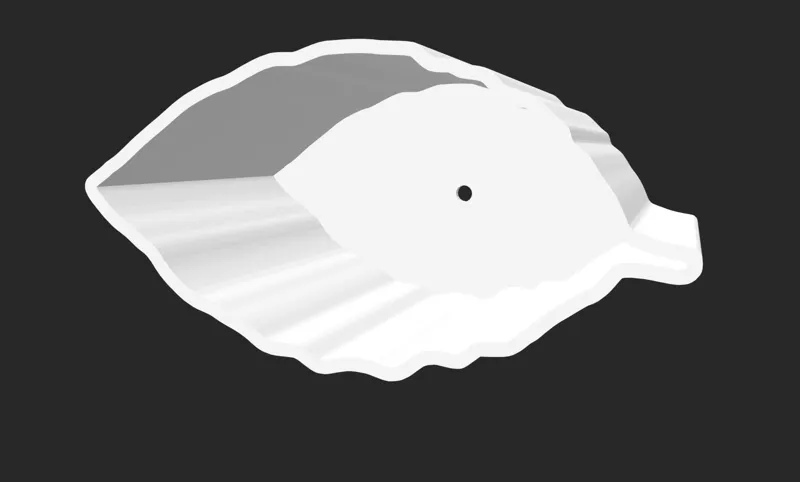 Leafy Candle Holder - 3D Model