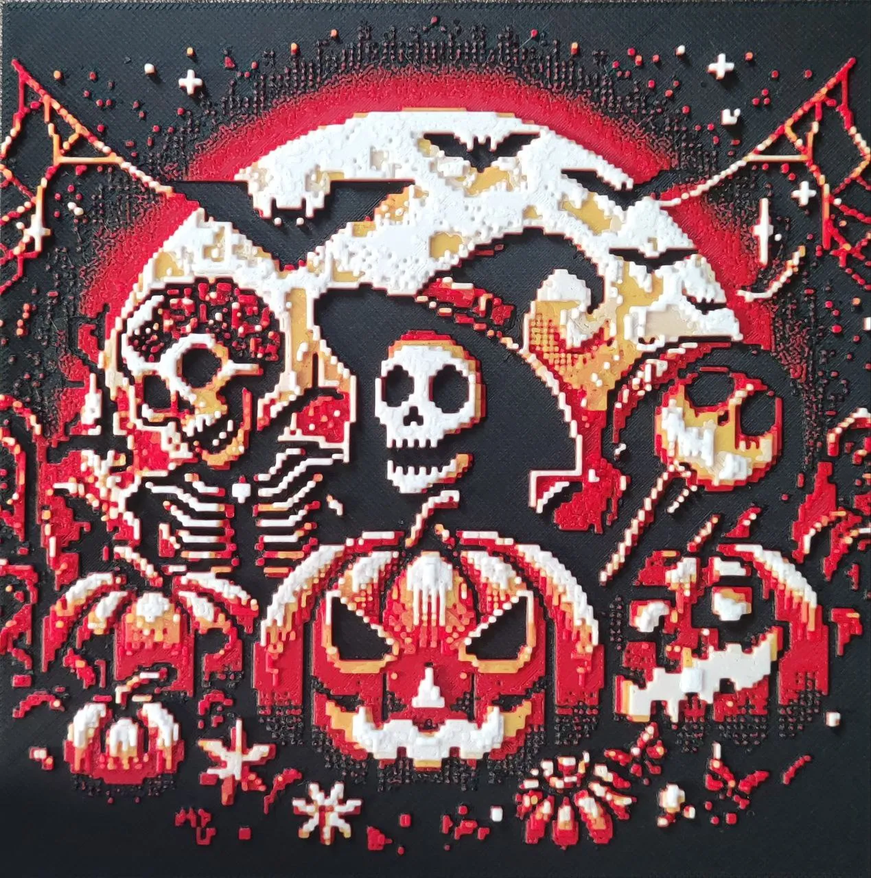 Halloween Pixel Art by Morfeo_XX - MakerWorld